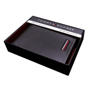 【Tommy Hilfiger】Tommy Hilfiger 櫃上新款 男士皮夾 RFID 雙折錢包 短夾(多款可選)