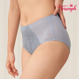 【Triumph 黛安芬】美型嚴選系列 包臀中高腰三角內褲 M-EEL(暮光藍)