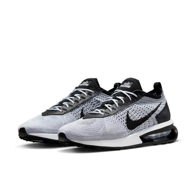 【NIKE 耐吉】休閒鞋 運動鞋 AIR MAX FLYKNIT RACER 男鞋 黑(DJ6106002)