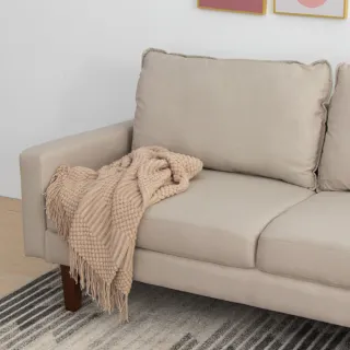 【IDEA】簡約舒適亞麻系列透氣雙人沙發