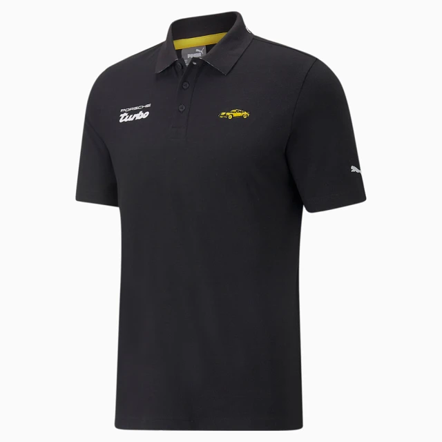 【PUMA】上衣 男款 短袖上衣 運動 Porsche Legacy Polo衫 歐規 黑 53483001