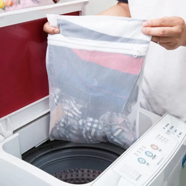 【PS Mall】魔法方型特大件洗衣袋 蜂巢式衣物收納袋 厚實立體 密網 50x60cm 2入(J041)