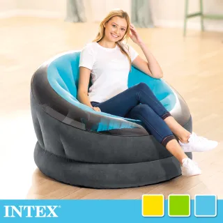 【INTEX】帝國星球椅植絨款/充氣沙發/懶骨頭-3色可選(68582NP)