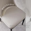 【MAMORU】挪威經典撞色皮革餐椅(休閒椅/化妝椅/工作椅/椅子)