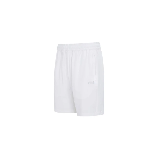 FILA【FILA】男抗UV平織短褲-白色(1SHW-5306-WT)