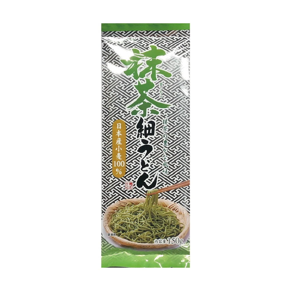 抹茶細烏龍麵 150g(日本傳統風味麵條)