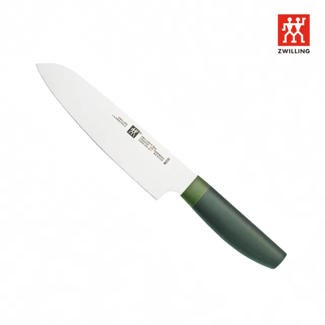 【ZWILLING 德國雙人】Now S日式主廚刀三德刀18cm+雙面抗菌砧板36cmx20cm