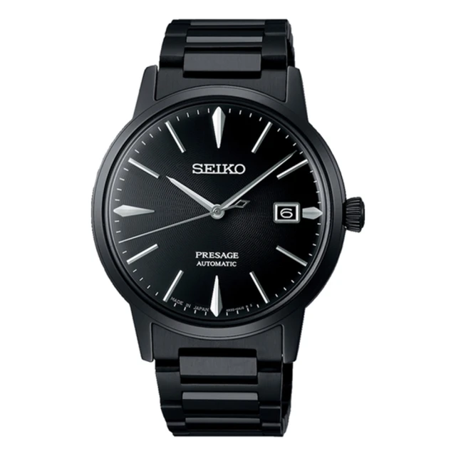 【SEIKO 精工】Presage東京黑天鵝絨調酒機械表款 男錶39.5mm(SRPJ15J1/4R35-05E0SD)