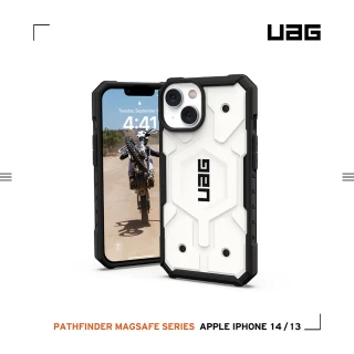 【UAG】iPhone 14 MagSafe 耐衝擊保護殼-白(UAG)