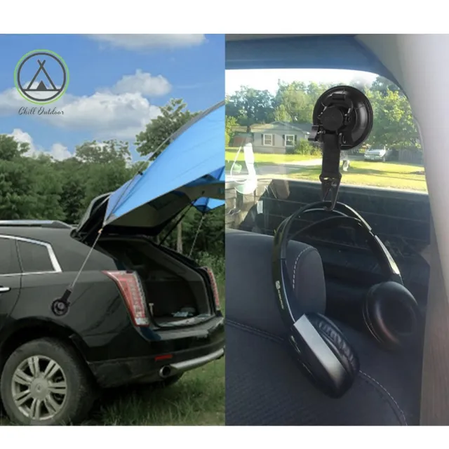 Chilloutdoor 車用固定強力吸盤 露營天幕吸盤車頂天幕天幕固定車頂吸盤強力吸盤吸盤營繩固定 Momo購物網