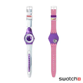 【SWATCH】七龍珠Z聯名錶-普烏/弗利沙 Gent原創系列(34mm)