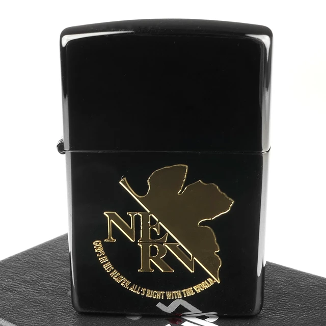 【ZIPPO】日系~EVA新世紀福音戰士-Nerv Black & Gold使徒標誌蝕刻打火機