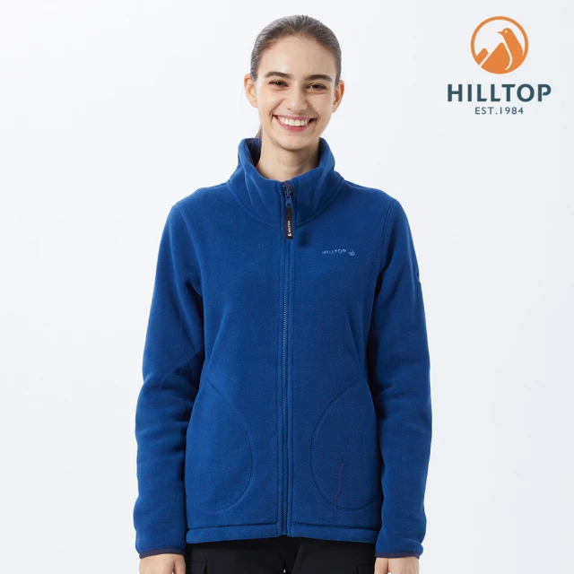 Hilltop 山頂鳥【Hilltop 山頂鳥】Ultra-Soft Padded Fleece Polartec 女款吸濕快乾刷毛外套 PH22XFW9 藍