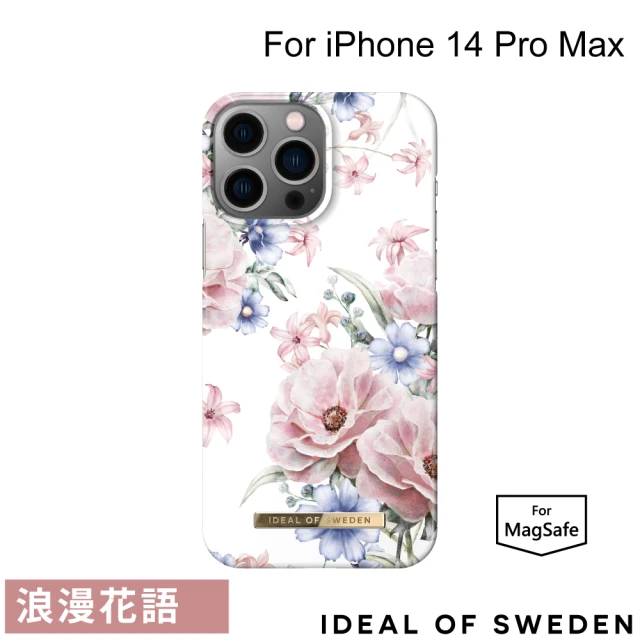 【iDeal Of Sweden】iPhone 14 Pro Max 6.7吋 北歐時尚瑞典磁吸手機殼-支援MagSafe(浪漫花語)