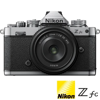 ZFC KIT 附 Z 28mm F2.8(公司貨 微單眼相機 4K錄影 WIFI傳輸 翻轉螢幕)