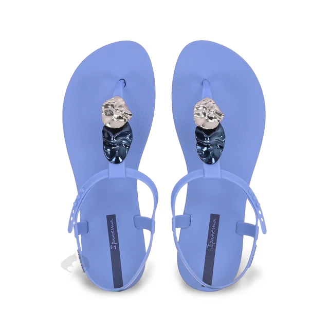 【IPANEMA】Class Chic II Fem 水波紋系列 夾腳涼鞋 藍紫色(8318223958)