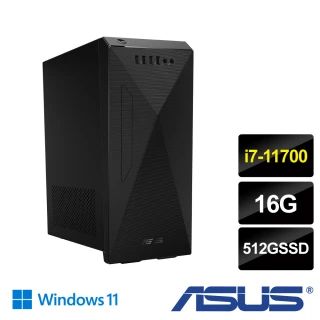 【ASUS 華碩】H-S500MC-711700005W I7八核心SSD電腦(I7-1170016G512G SSD500WW11)