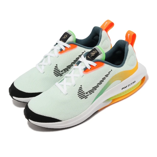 【NIKE 耐吉】訓練鞋 Air Zoom Arcadia 2 GS 大童鞋 女鞋 氣墊 薄荷綠 黑 運動鞋 多功能(DX6067-301)