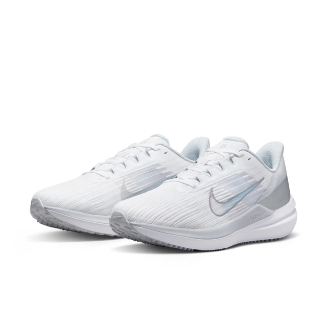 【NIKE 耐吉】慢跑鞋 女鞋 運動鞋 緩震 WMNS AIR WINFLO 9 白 DD8686-100