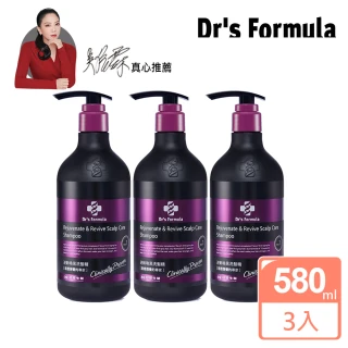 【Dr’s Formula 台塑生醫】強健逆齡喚黑洗髮精3入組(強健髮根、告別白髮)