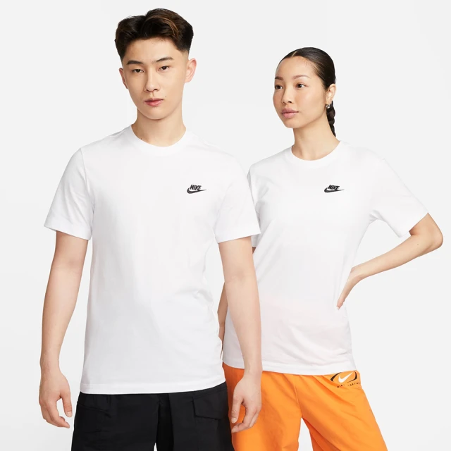 【NIKE 耐吉】上衣 男款 短袖上衣 運動 慢跑 AS M NSW CLUB TEE 白 AR4999-101