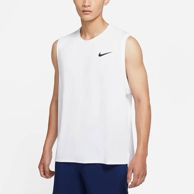 NIKE 耐吉【NIKE 耐吉】背心 男款 運動背心 慢跑 AS M NP DF HPR DRY TOP TANK 白 CZ1185-100