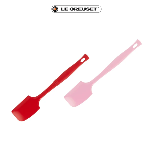 【Le Creuset】耐熱矽膠中鏟(櫻桃紅/葡萄紫)