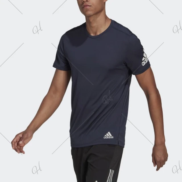 adidas 愛迪達【adidas 愛迪達】上衣 男款 短袖上衣 運動 黑 HL3966