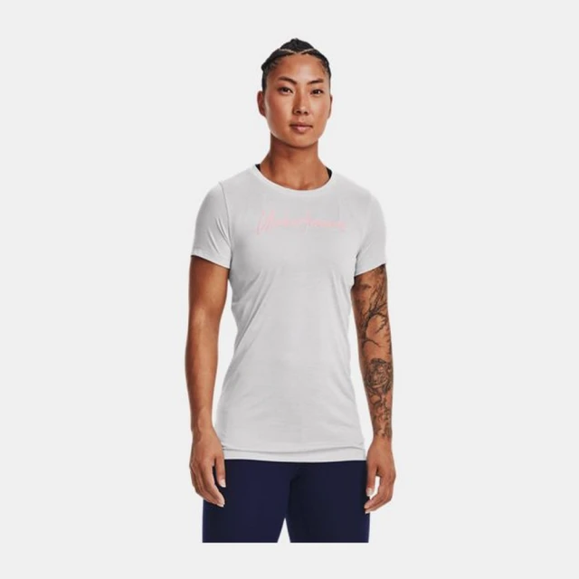 UNDER ARMOUR【UNDER ARMOUR】UA Tech 短T-Shirt 女 短袖上衣 光暈灰(1373047-014)