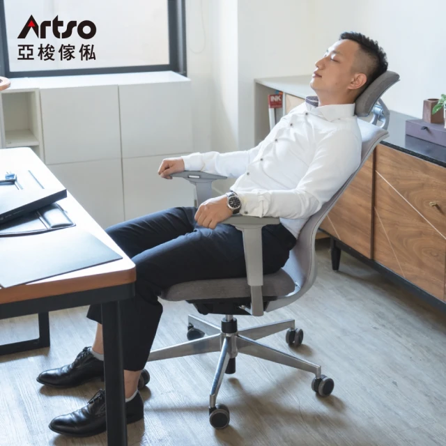 【Artso 亞梭】CS-Air氣墊護腰椅(電腦椅/人體工學椅/辦公椅/網椅)