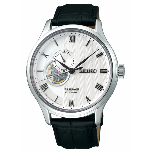 【SEIKO 精工】Presage 開芯 鏤空機械錶 4R39-00W0P / SSA379J1(鏤空)