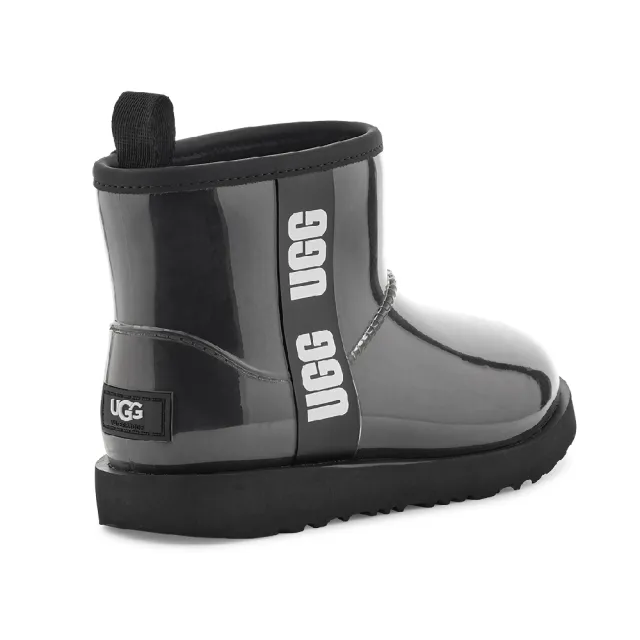 UGG】童鞋/雨鞋/雨靴原廠貨Classic Clear Mini II(黑色-UG1112386KBLK