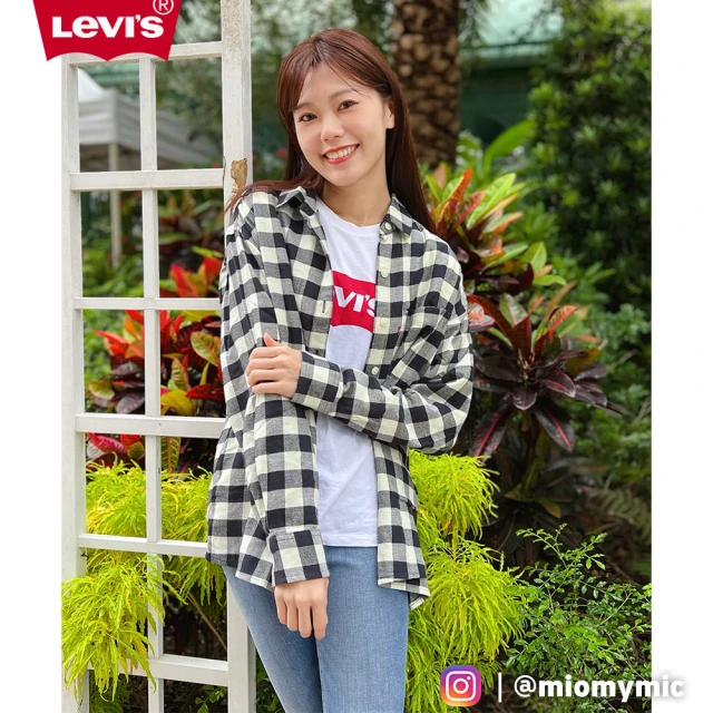 【LEVIS】女款 法蘭絨格紋襯衫 / 英倫格紋 熱賣單品