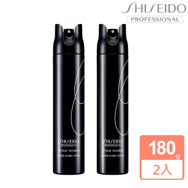 【SHISEIDO 資生堂】黑武士定型霧180g 2入組(公司貨)