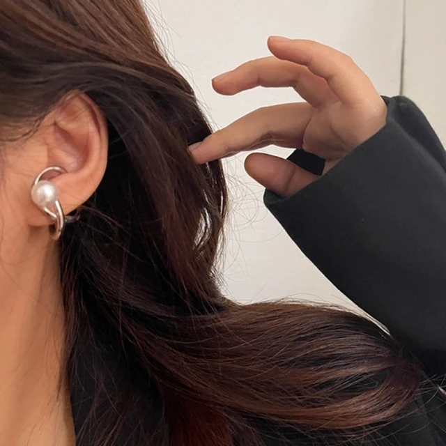 【Oni 歐妮】唯一 不對稱耳骨夾式耳環無耳洞耳扣耳夾耳窩夾(1個入)