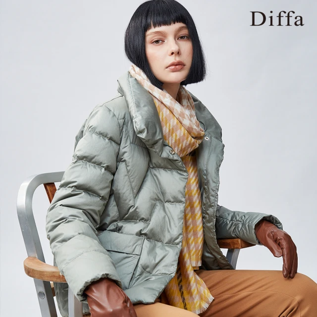 Diffa 連帽設計羽絨外套-女好評推薦