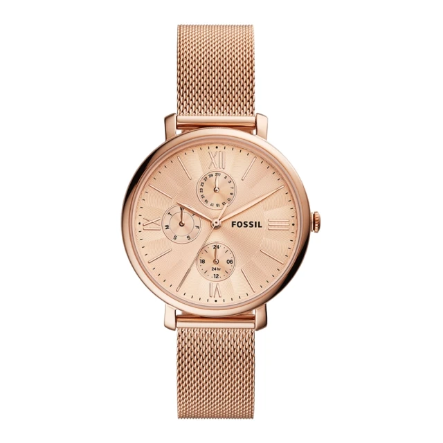 【FOSSIL】Jacqueline時尚米蘭帶女錶(ES5098 原廠公司貨)