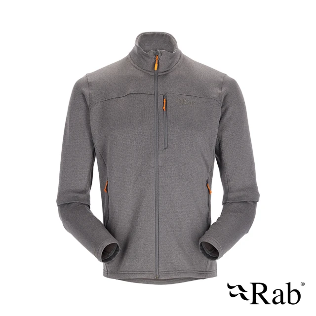 【RAB】Graviton Jacke 保暖透氣刷毛立領外套 男款 石墨灰 #QFF57