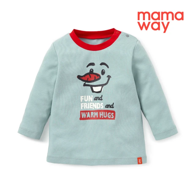 mamaway 媽媽餵【mamaway 媽媽餵】BABY迪士尼純棉長袖T恤 1入(雪寶)