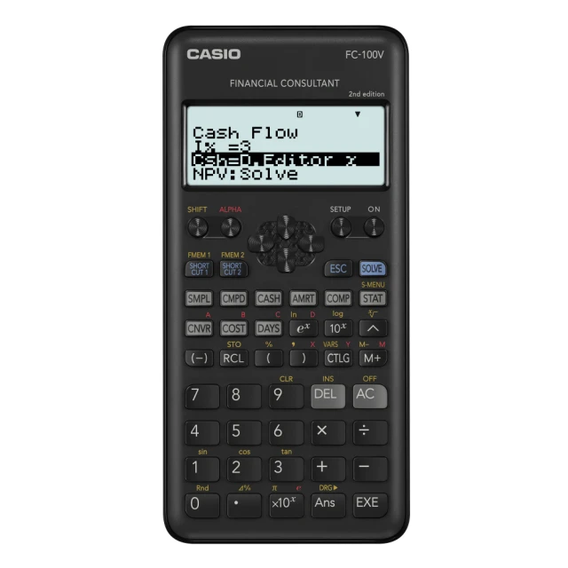 【CASIO 卡西歐】第二代財務型計算機(FC-100V-2)