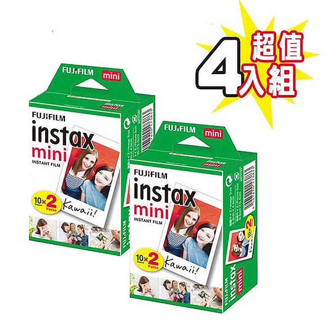 【FUJIFILM 富士】instax mini 空白底片(4入組)