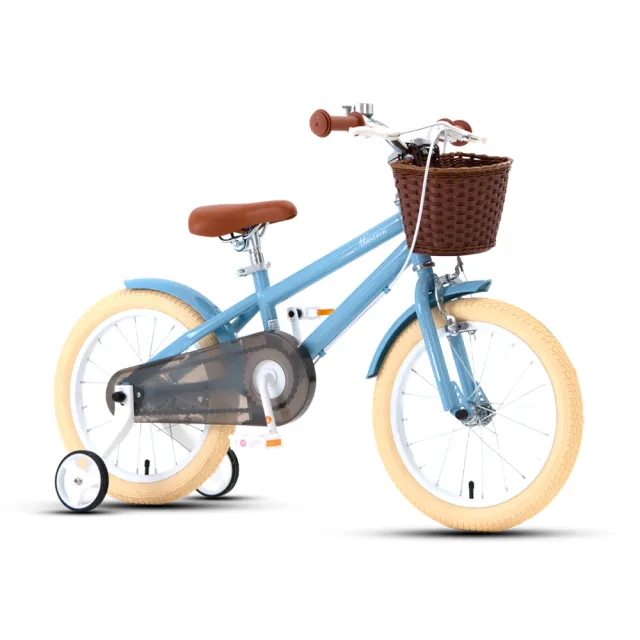【聰明媽咪兒童超跑】Royalbaby復古馬卡龍兒童自行車/腳踏車(14吋/2色可選)