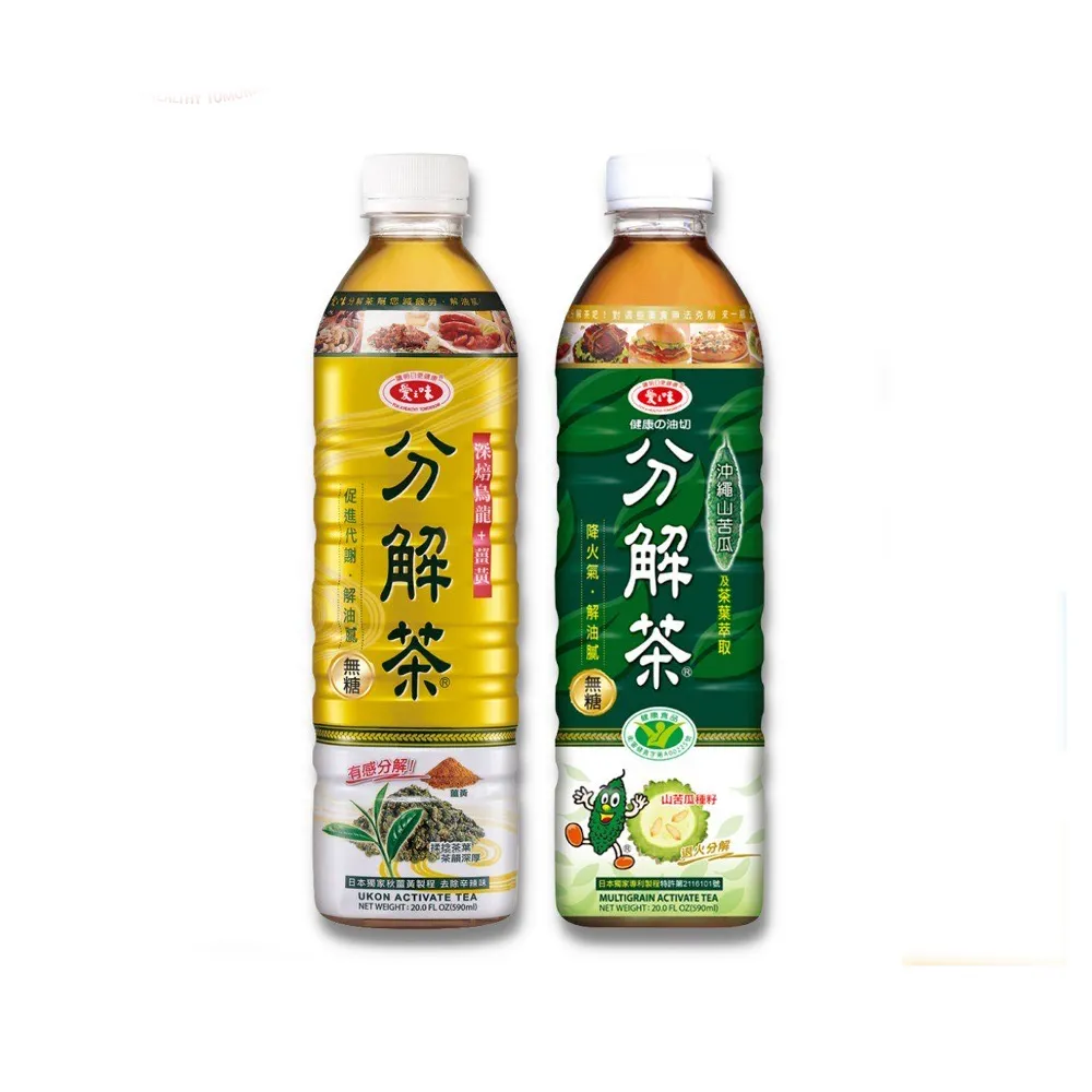 【愛之味】健康油切分解茶590ml x24入/箱