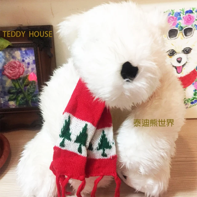 【TEDDY HOUSE泰迪熊】泰迪熊玩具玩偶公仔絨毛娃娃泰迪熊北極熊特大(正版泰迪熊可許願有靈氣好運泰迪熊)