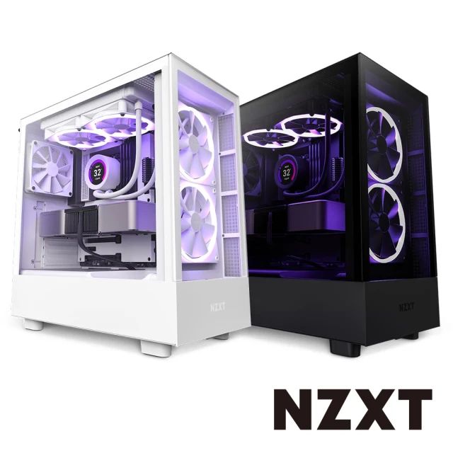 NZXT 恩傑 H6 Flow ATX 玻璃側透電腦機殼(內