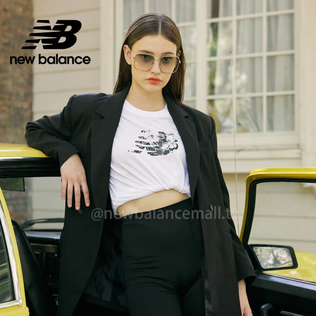 【NEW BALANCE】NB 短袖上衣_女性_白色_WT21804WT