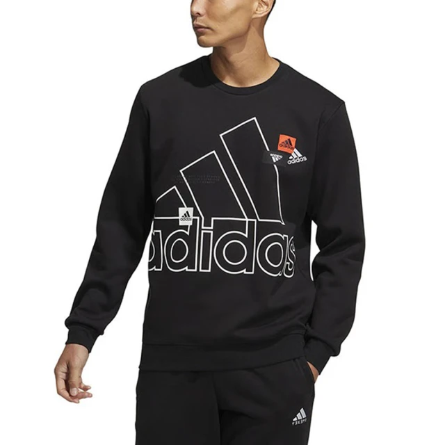 adidas 愛迪達【adidas 愛迪達】圓領T恤 長袖 MH BP3 CREW 男 - HP1431