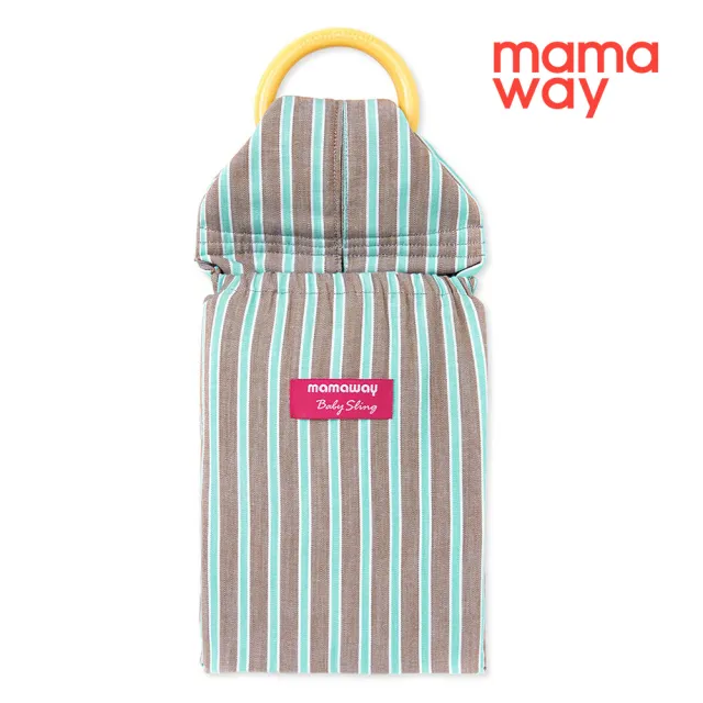 【mamaway 媽媽餵】條紋育兒哺乳背巾(共4色)