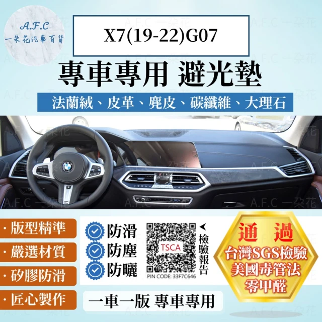 【一朵花汽車百貨】BMW 寶馬 X7 19年後 G07 法蘭絨 麂皮 碳纖維皮革 超纖皮革 大理石皮革 避光墊