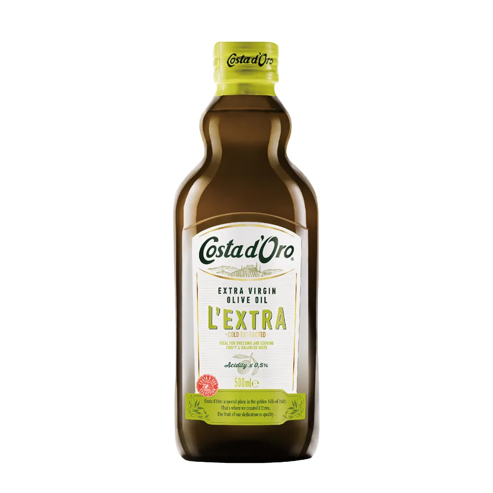 【Costa dOro 高士達】義大利原裝進口高士達特級冷壓初榨橄欖油(500ml)